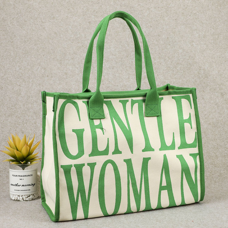 Canvas Tote Bag With Zip