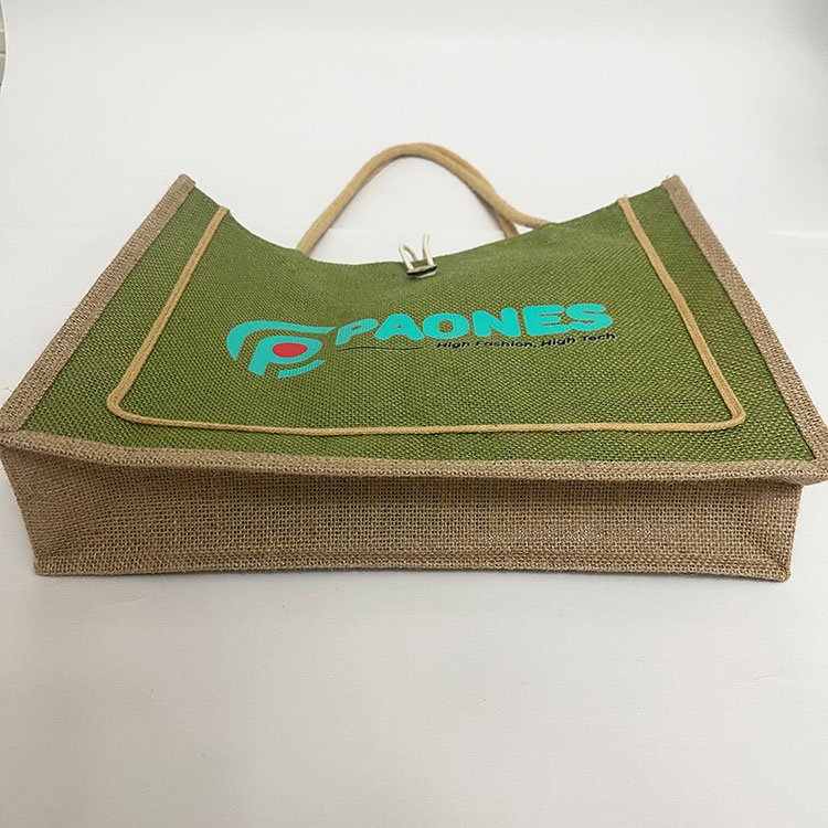 Large Jute Tote Bag