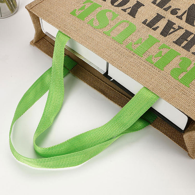 Mini Jute Gift Tote Bag