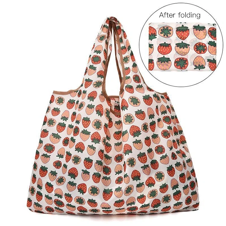 Different Sizes Folding Polyester Bags for Supermarket